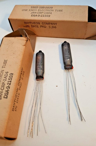Stück raytheon 1ad4 röhre - 2,